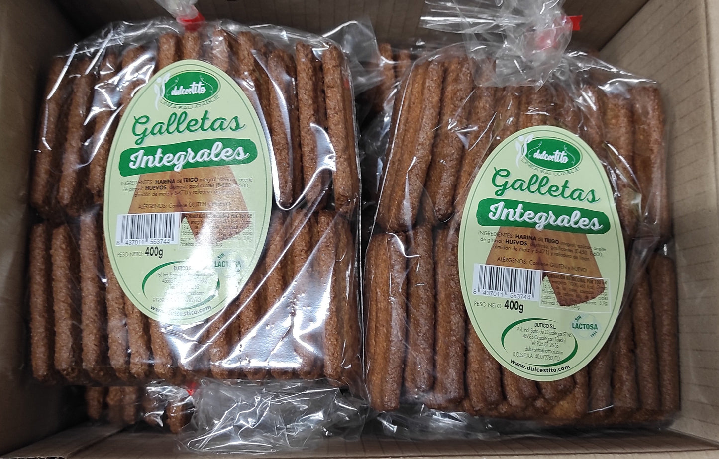 Galleta Pueblo integral 10 bolsas DUTICO