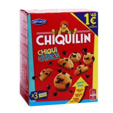 Chiquilin Chiquichocs 105g 12u 61196 TRI