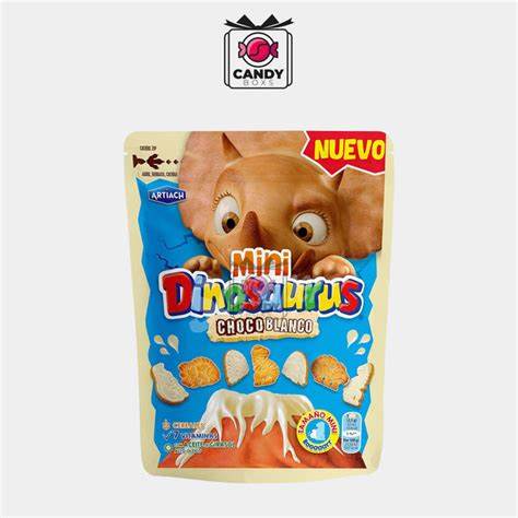Dinosaurio 64837 Mini Chocoblanc 100g 8u