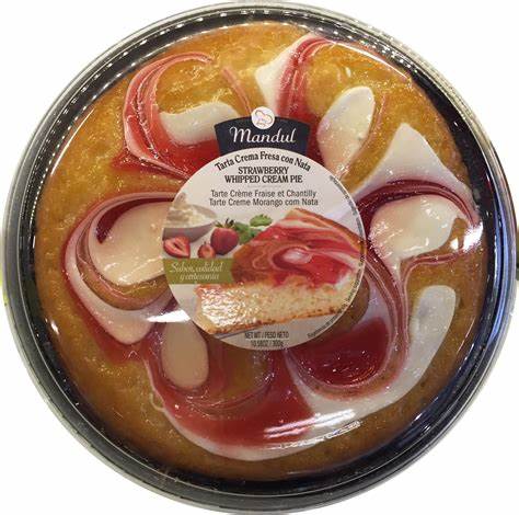 Tarta Fresa y Nata 300g 6u MANDUL