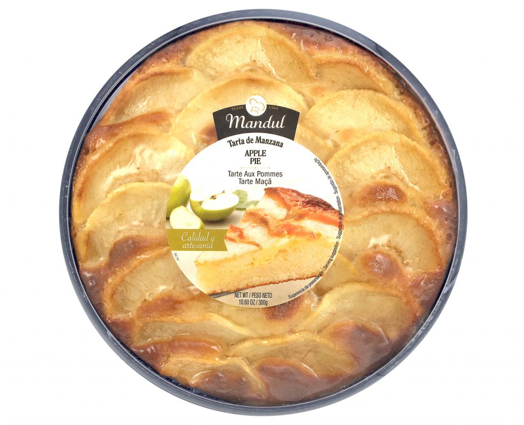 Tarta Manzana 300g 6u MANDUL