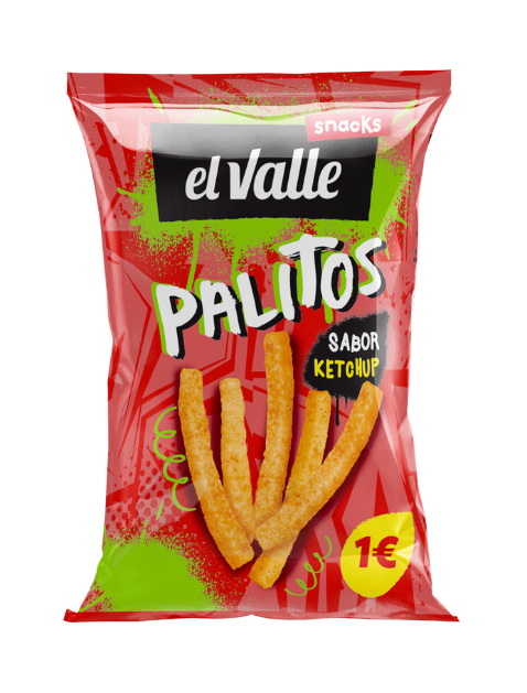 PALITOS KETCHUP 12U 65G VALLE