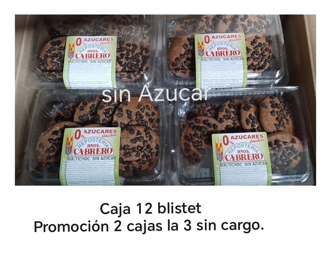 PROMOCION PASTICHOC CABRERO SIN AZUCAR BLISTER 2 CAJAS +1 SIN CARGO