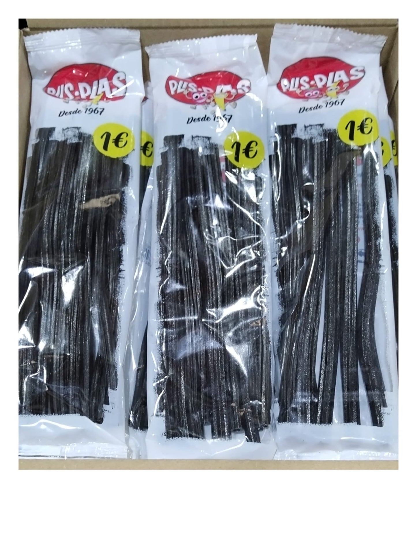 TORCIDA NEGRA BOLSA 110G 21UN PLISPLAS