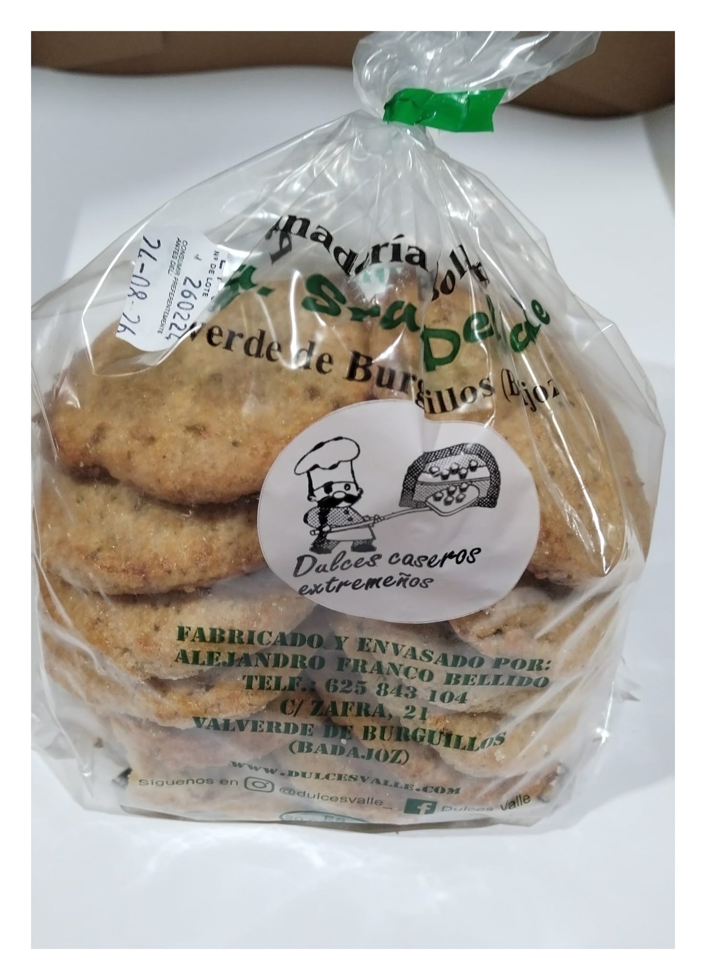 Bollos chicharrón 6 bolsas badajoz