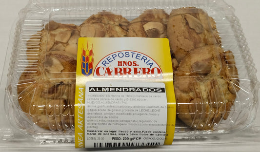 Pasta Almendra Blister CABRERO 8un