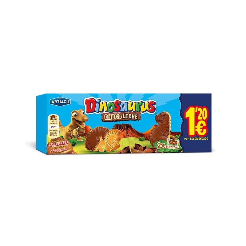 Dinosaurus ChocoLeche 85g 12u 66262 TRIG