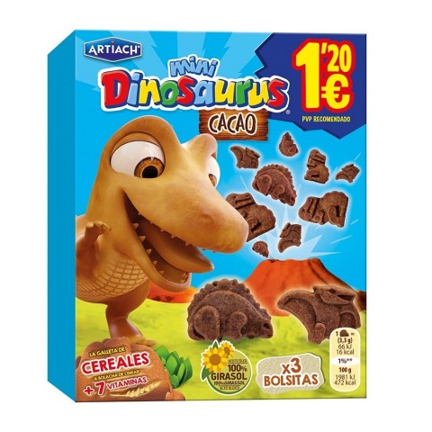 Mini Dinos Choco 120g 12u 59971 TRIGORIC