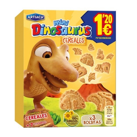 Mini Dinos Snack.Cere 120g 12u 59970