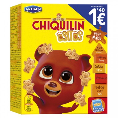 Chiquilin Osito Miel 120g 12u 61221 TRI