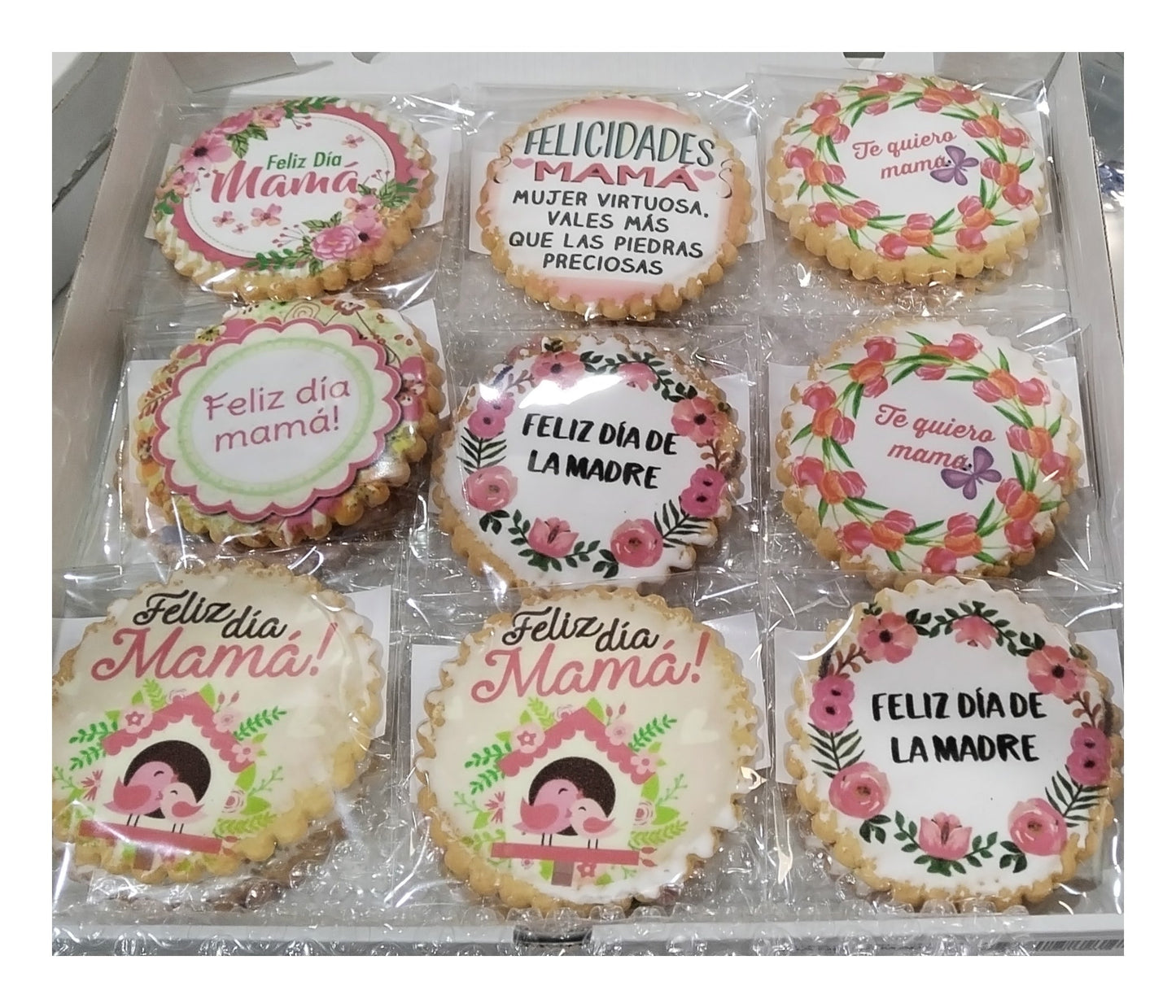 Galletas Dia de la Madre 18 unidades