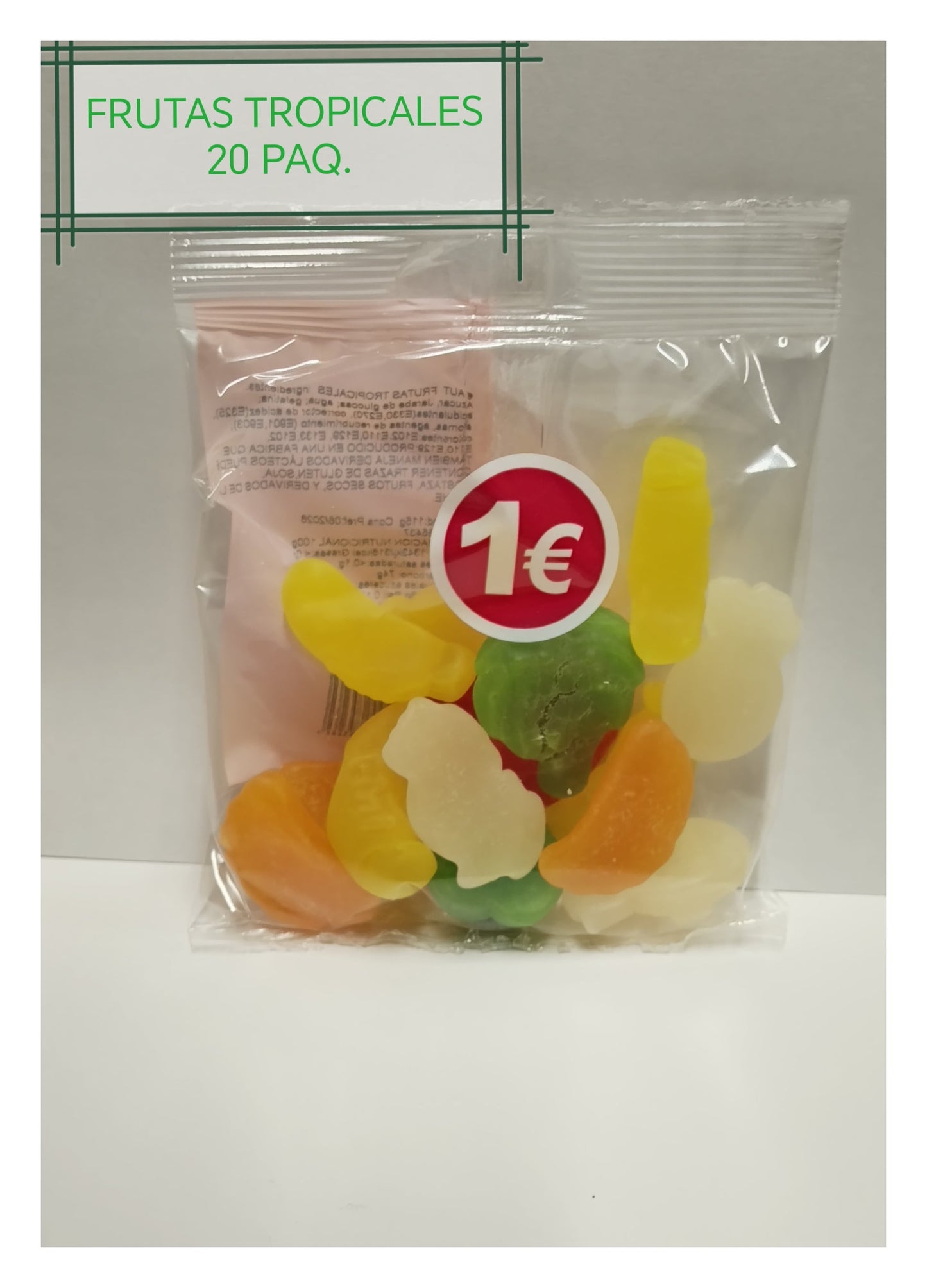 Mix Goma Frutas Tropicales 20u DULCERIA