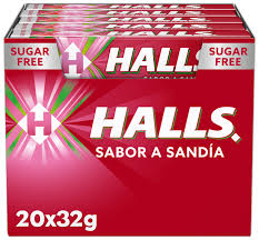 Halls Sandia sin azucar 32g 20u