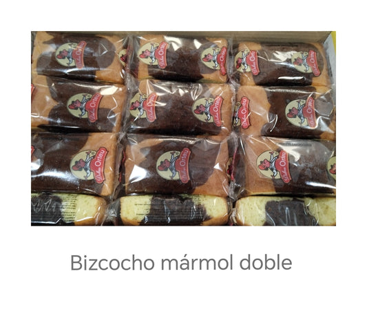 Bizcocho Mármol Doble 21 Paquetes ORTEU