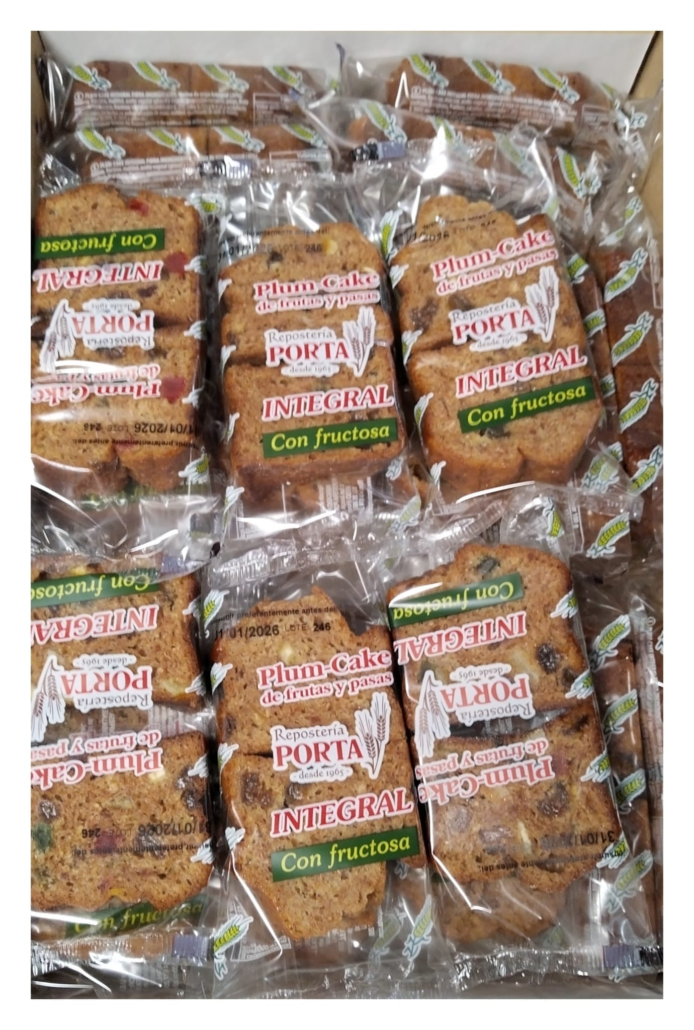 Plum Cake INTEGRAL  PORTA 1x1 2.5kg