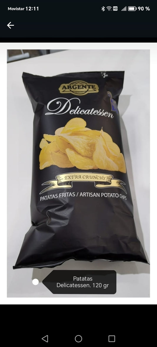 Patatas Delicatessen 120g 12p ARGENTE