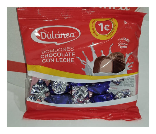 BOMBONES CHOCOLATE CON LECHE BOLSA 60G 1€