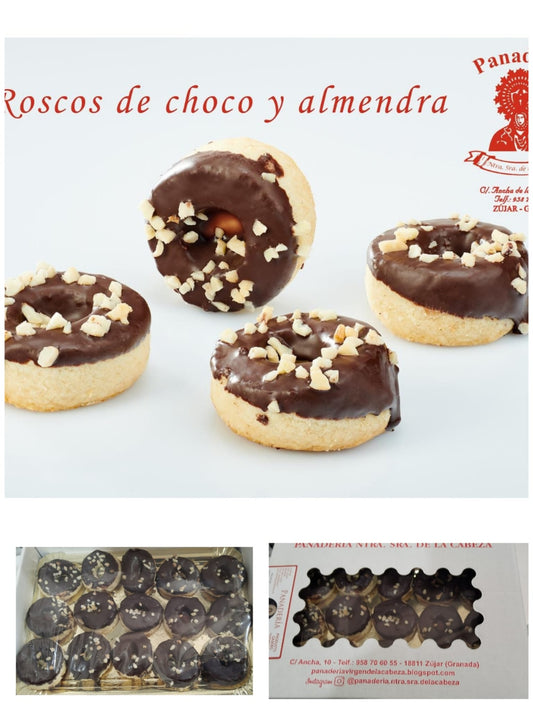 ROSCO DE CHOCOLATE Y ALMEDRA BANDEJA 400GRMS