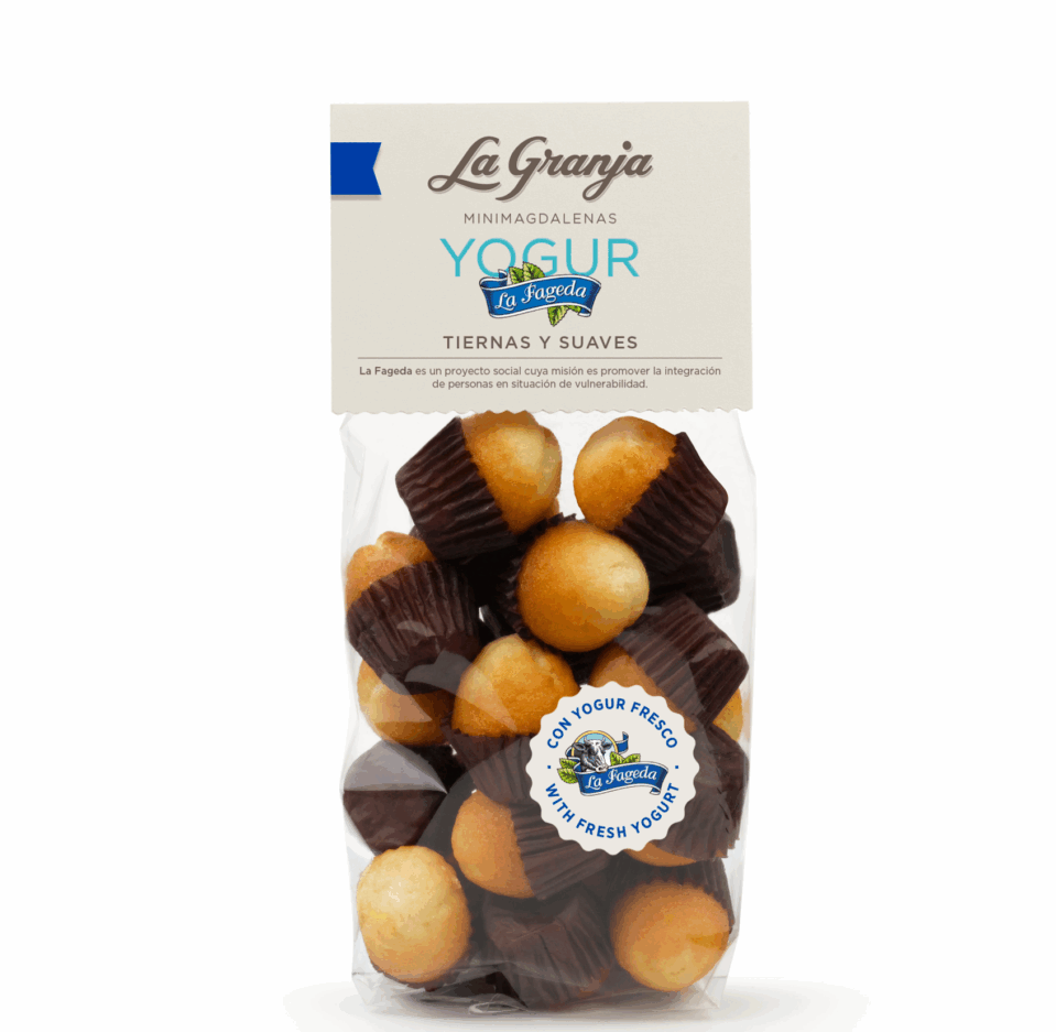 Mini magdalena Yogur GRANJA 200gr 8pq.