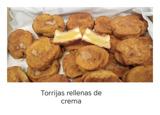 TORRIJA RELLENA DE CREMA GONZALEZ